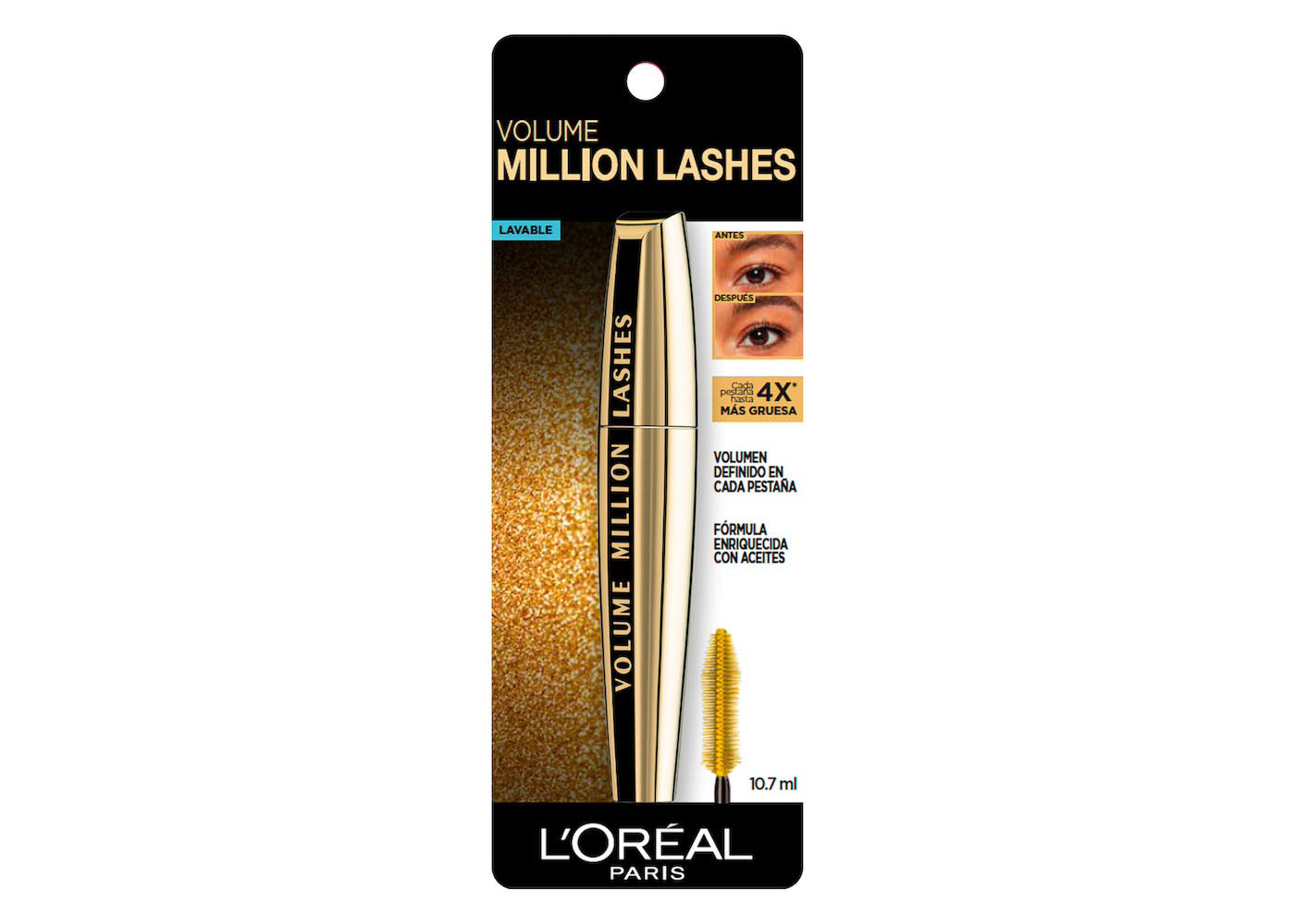 VOLUME COLLAGENE MILLION LASHES BLACK WS MASC